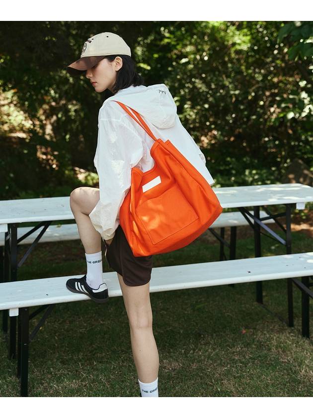 _ TRAVEL ECO SHOULDER BAG ORANGE - THE GREEN LAB - BALAAN 4