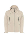 Lens Wappen Pro Tek Hooded Jacket Beige - CP COMPANY - BALAAN 1