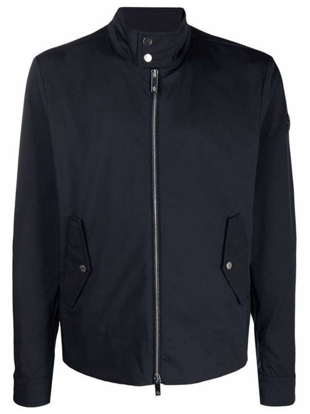 men's cathala zip-up jacket navy - MONCLER - BALAAN.