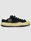 MAISON Blakey VL OG sole canvas low-top sneakers black - MIHARA YASUHIRO - BALAAN.