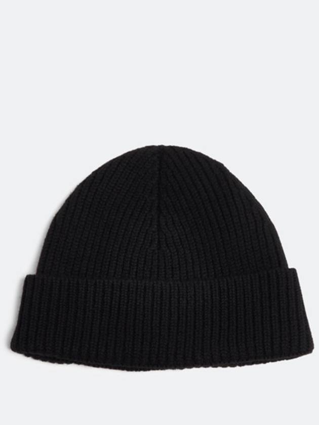 Heart Logo Wool Beanie Black - AMI - BALAAN 4