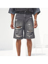 Vintage Bermuda Shorts Black - TENER - BALAAN 2