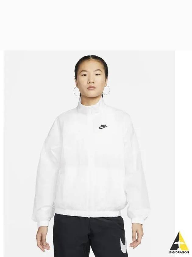 Sportswear Essential Windrunner Woven Track Jacket White - NIKE - BALAAN 2