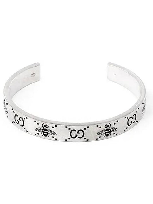 YBA728296001 GG bee engraved bracelet - GUCCI - BALAAN 2