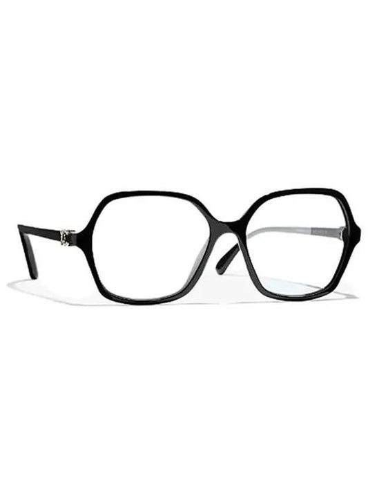 Blue Light Butterfly Frame Acetate Black Asian Fit - CHANEL - BALAAN 2