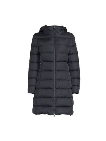 Gie Hood Long Down Padding Night Blue - MONCLER - BALAAN 1