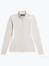 Women's Mae Zip Mid Layer Track Jacket Moonbeam - J.LINDEBERG - BALAAN 2