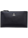 Re-Vegan Grain Clutch Bag Black - VIVIENNE WESTWOOD - BALAAN 3