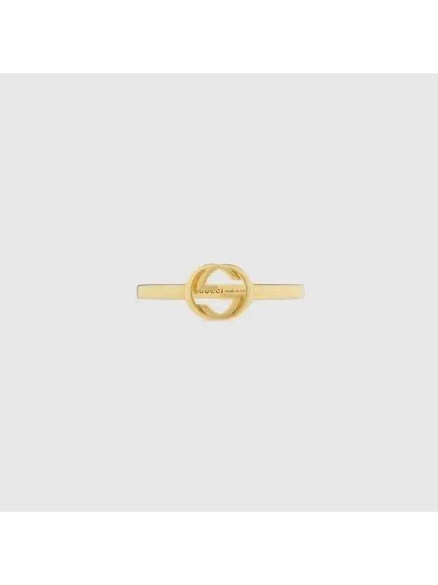 Interlocking G 18K Ring Yellow Gold 679115J85008000 - GUCCI - BALAAN 1