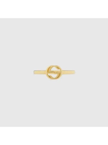 Interlocking G 18K Ring Yellow Gold 679115J85008000 - GUCCI - BALAAN 1