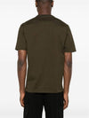 30/2 Mercerized Jersey Twisted British Sailor Short Sleeve T-Shirt Green - CP COMPANY - BALAAN 3