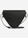 Logo Leather Triangle Cross Bag Black - CELINE - BALAAN 4