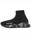 Speed ​​Recycle Knit High Top Sneakers Black - BALENCIAGA - BALAAN 4