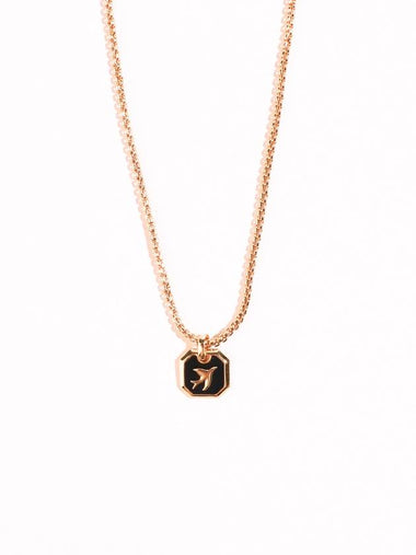 Onyx Bird Necklace Gold - GAMAN - BALAAN 1