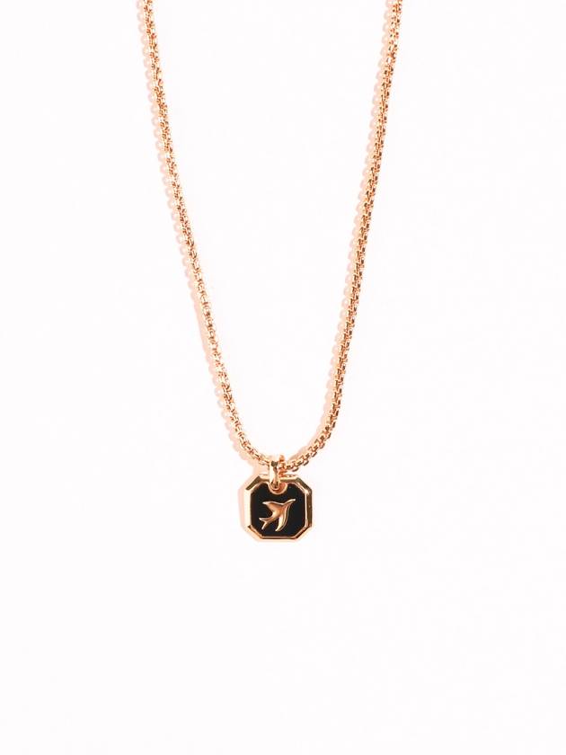 Onyx Bird Necklace Gold - GAMAN - BALAAN 2