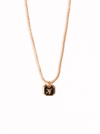 Onyx Bird Necklace Gold - GAMAN - BALAAN 2