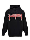 Logo Hoodie Black - BALENCIAGA - BALAAN 2