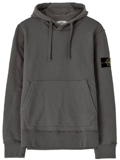 S M L size charcoal gray wappen sweatshirt hood - STONE ISLAND - BALAAN 2