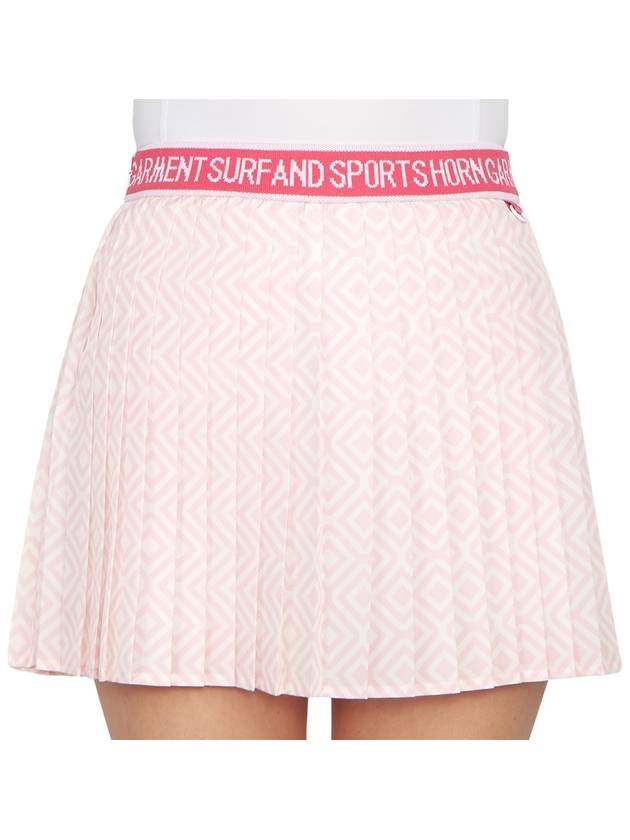 Women's Mini Pleated Skirt Pink - HORN GARMENT - BALAAN 7