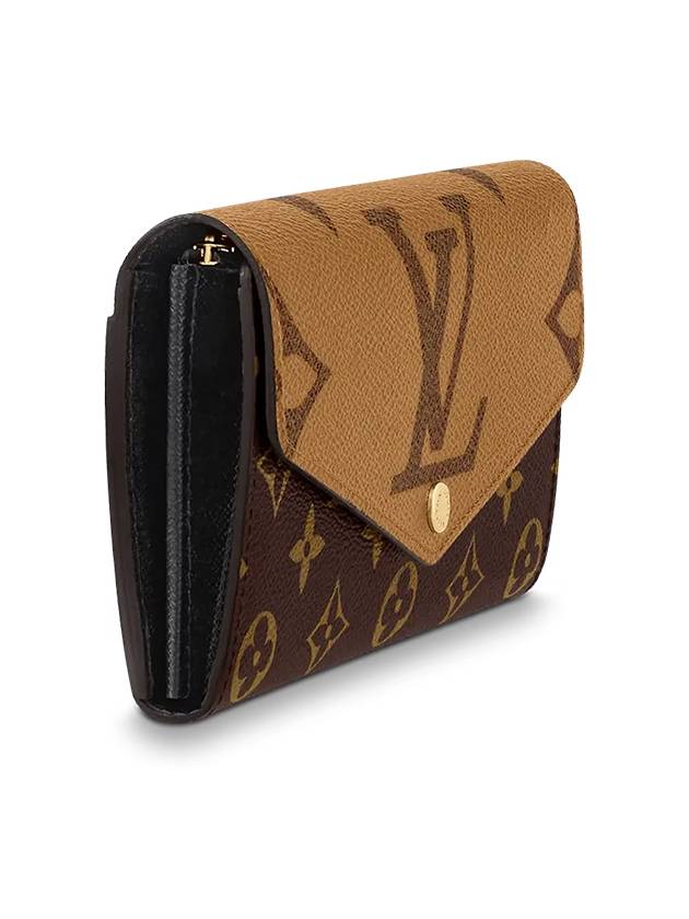 Sarah Monogram Reverse Long Wallet Brown - LOUIS VUITTON - BALAAN 3