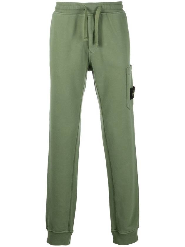 Side Patch Drawstring Track Pants Green - STONE ISLAND - BALAAN 2