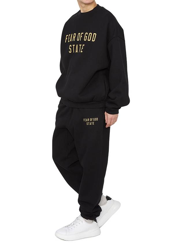 Logo Print Sweatshirt Black - FEAR OF GOD - BALAAN 5