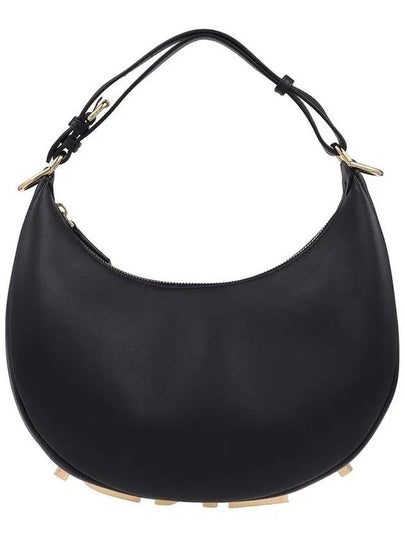 Fendigraphy Small Hobo Shoulder Bag Black - FENDI - BALAAN 2