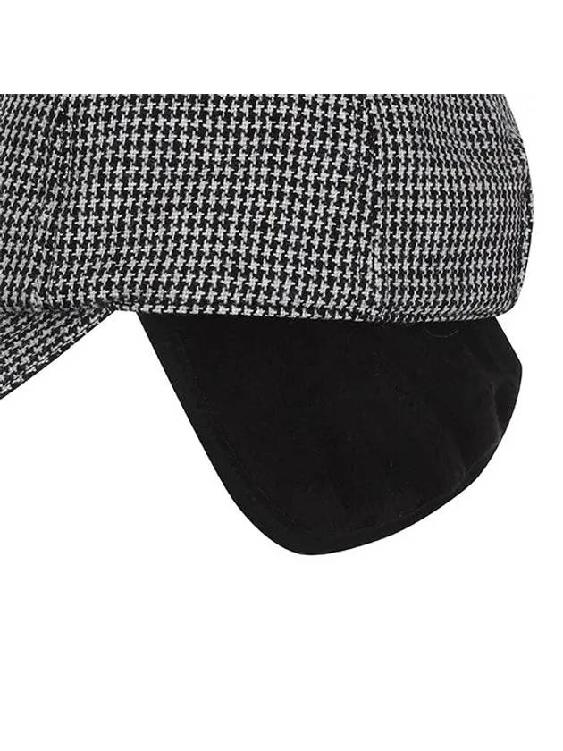 small check cap hat 8423GXACGREY - BLACK&WHITE - BALAAN 4