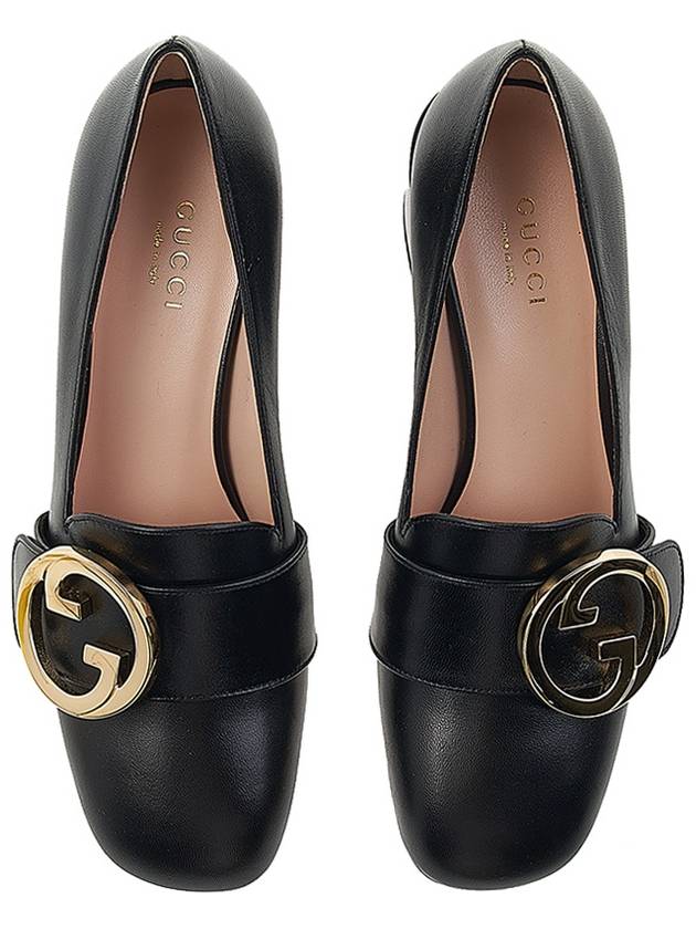 Women's Blondie Interlocking G Pumps Black - GUCCI - BALAAN.