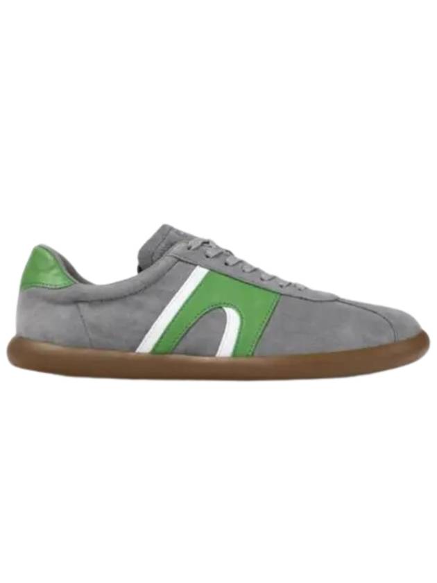 Pelotas Soller Nubuck Leather Low Top Sneakers Grey - CAMPER - BALAAN 1