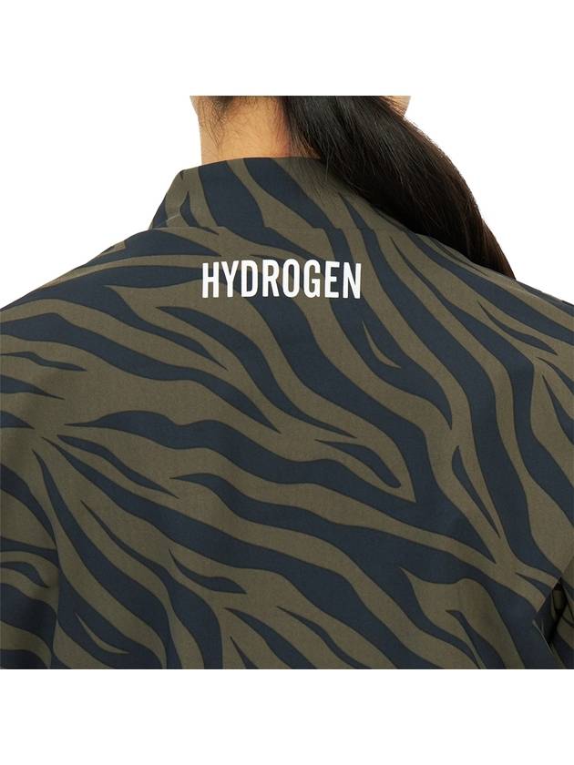 women's brushed zip-up jacket green - HYDROGEN - BALAAN 10