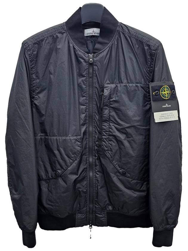 Garment Dyed Crinkle Reps Jacket Black - STONE ISLAND - BALAAN 2