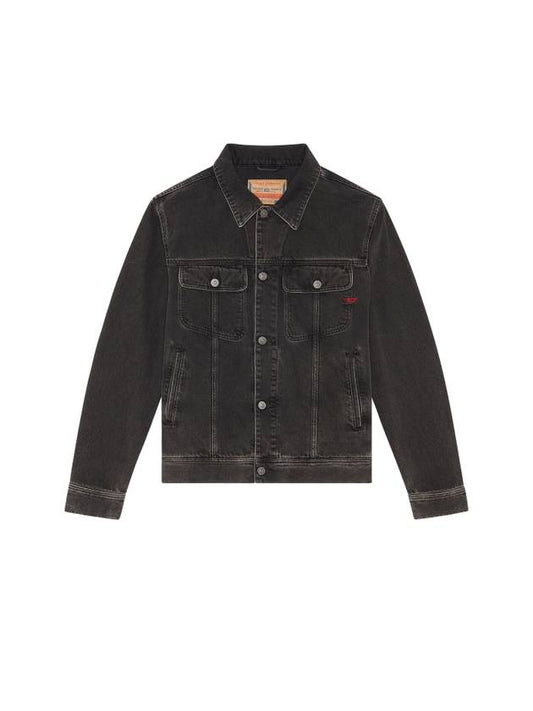 Men's D Barcy Trucker Denim Jacket Grey - DIESEL - BALAAN 1