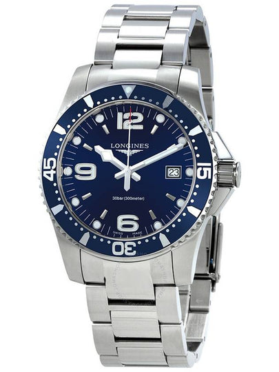 Hydroconquest 41mm Metal Watch Blue - LONGINES - BALAAN 2