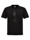 1020 Jersey British Sailor Short Sleeve T-Shirt Black - CP COMPANY - BALAAN 1