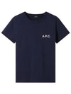 Leanne Logo Short Sleeve T-Shirt Navy - A.P.C. - BALAAN 5