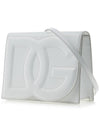 DG Logo Embossed Cross Bag White - DOLCE&GABBANA - BALAAN 3