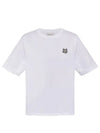 Bold Fox Head Patch Short Sleeve T-Shirt White - MAISON KITSUNE - BALAAN 2