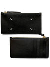 Signature Stitch Zipper Card Wallet Black - MAISON MARGIELA - BALAAN 2