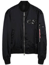 Polyamide Bomber Jacket Black - DIOR - BALAAN 2