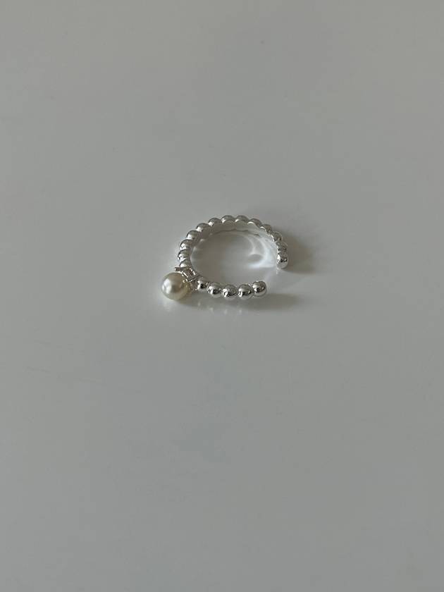 Light Bag Pearl Ear Cuff Silver - ELYONA - BALAAN 2