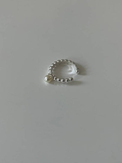 Light Bag Pearl Ear Cuff Silver - ELYONA - BALAAN 2