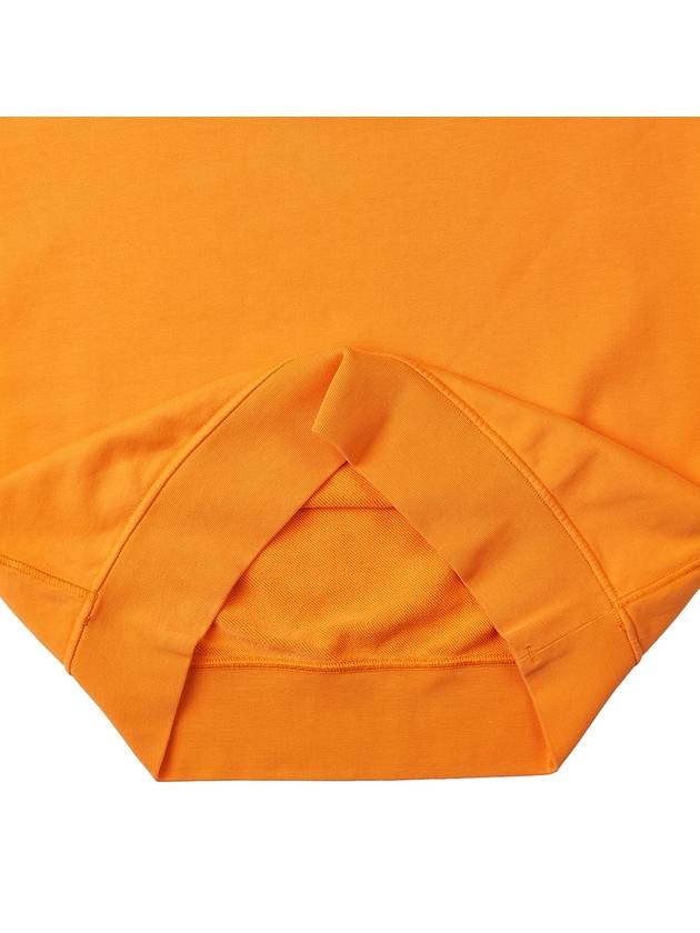 Wappen Patch Crew Neck Sweatshirt Orange - STONE ISLAND - BALAAN 9