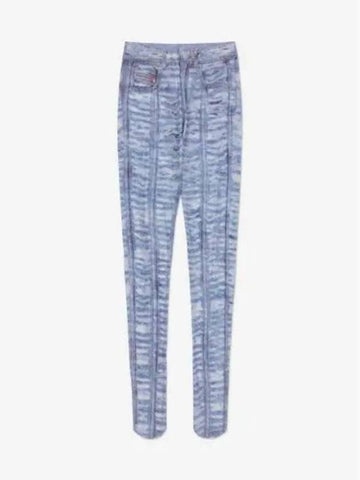 Women's P-Koll Leggings Light Blue - DIESEL - BALAAN 1