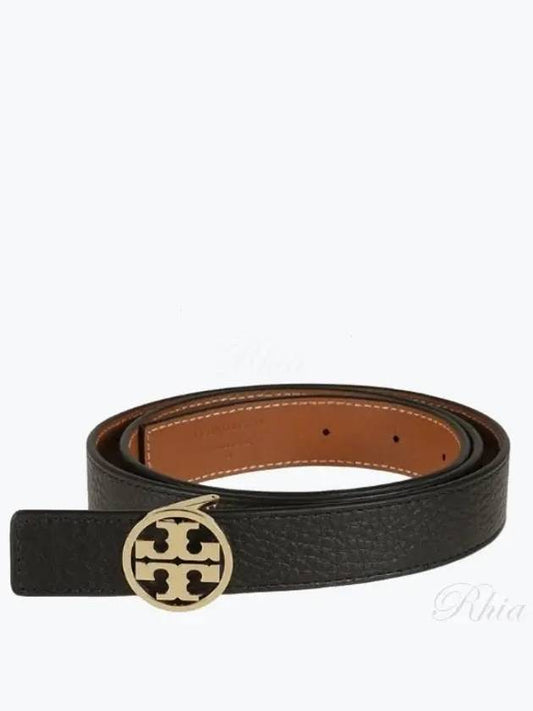 1 Miller Reversible Leather Belt Black Classic Cuoio - TORY BURCH - BALAAN 2