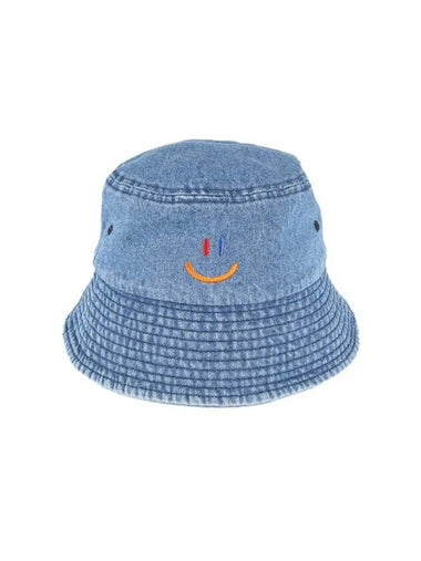 Lala Denim Bucket Hat Blue - LALA SMILE - BALAAN 1