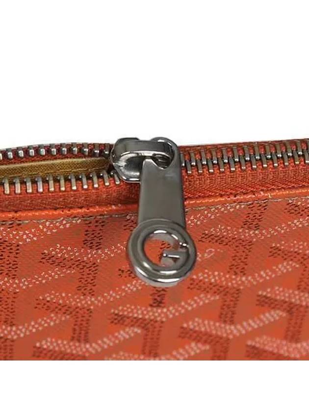 PVC special orange color Sena GM clutch bag - GOYARD - BALAAN 4