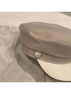 Hermes Hat Deauville Plain Air Cap Calfskin Cotton Beige - CHANEL - BALAAN 5