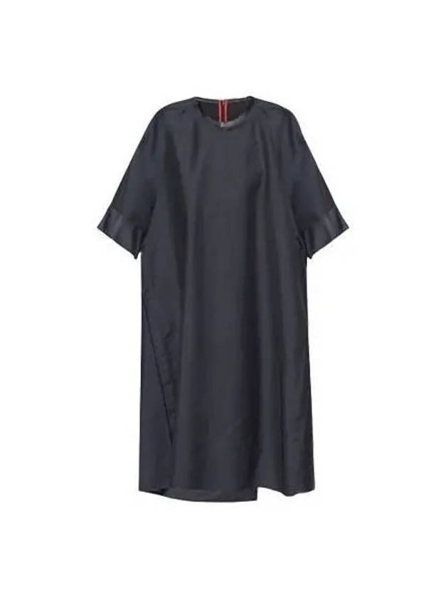 Women s Back Stitch Over Midi Dress Navy SI0CT0004 S52583 - MAISON MARGIELA - BALAAN 1