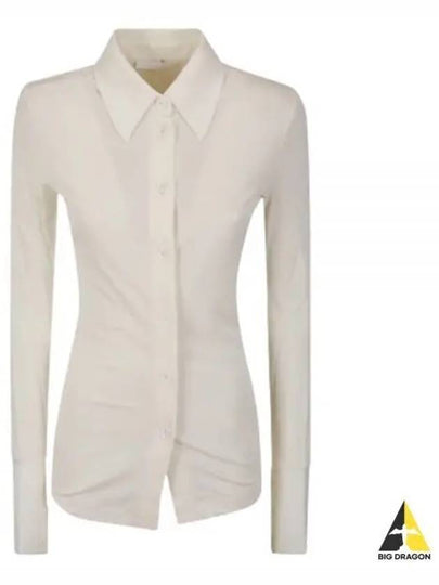 Slim Fit Jersey Shirt White - HELMUT LANG - BALAAN 2